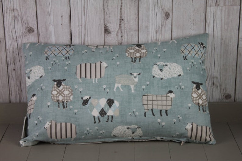 Duckegg Sheep in Jumpers Fabric by the half Metre-100/% Cotton British Fabric-Craft Fabric