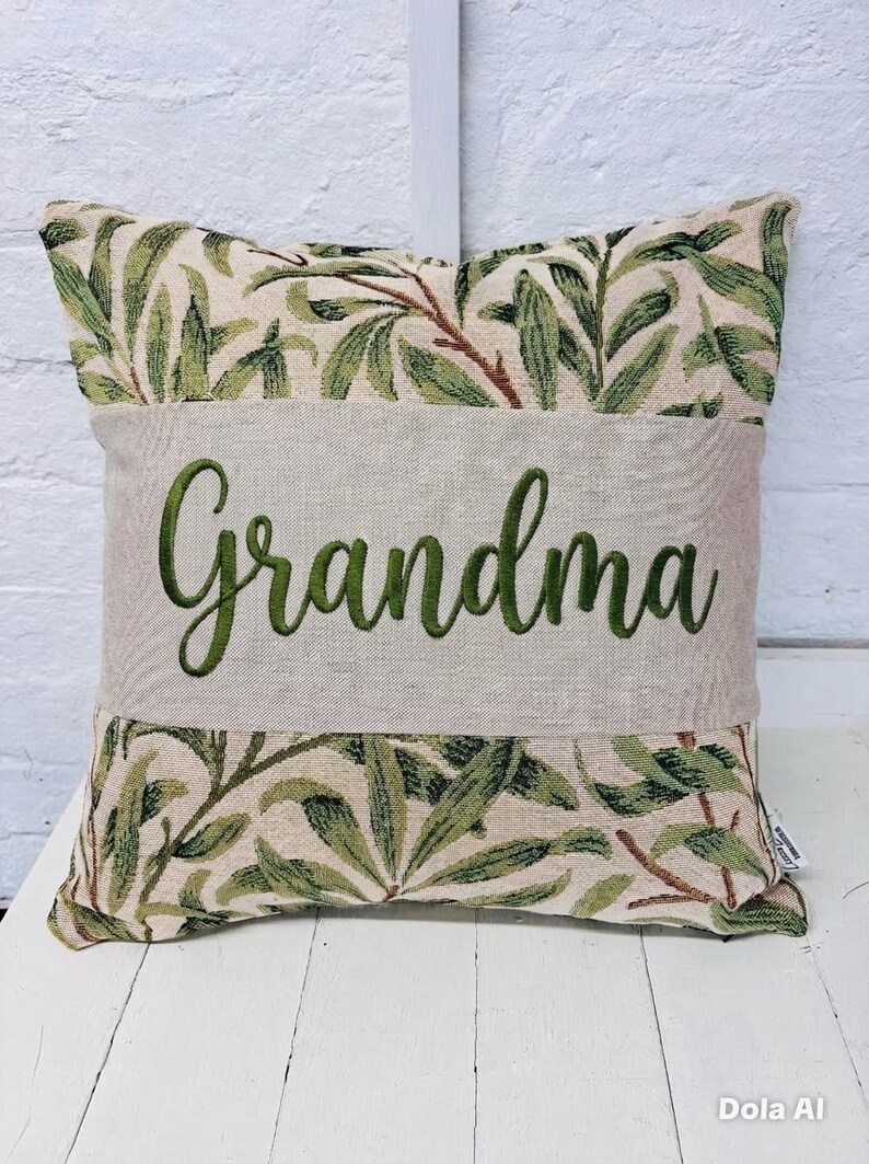 Williow Bough Tapestry Square cushion , William Morris iconic design Gift, Personalised Cushion, Gift for Him gift for grandad Grandma