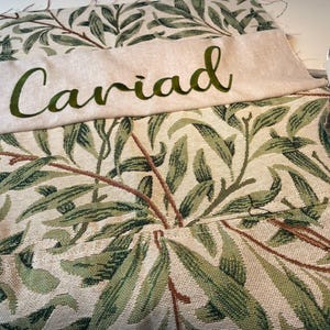 Williow Bough Tapestry Square cushion , William Morris iconic design Gift, Personalised Cushion, Gift for Him gift for grandad