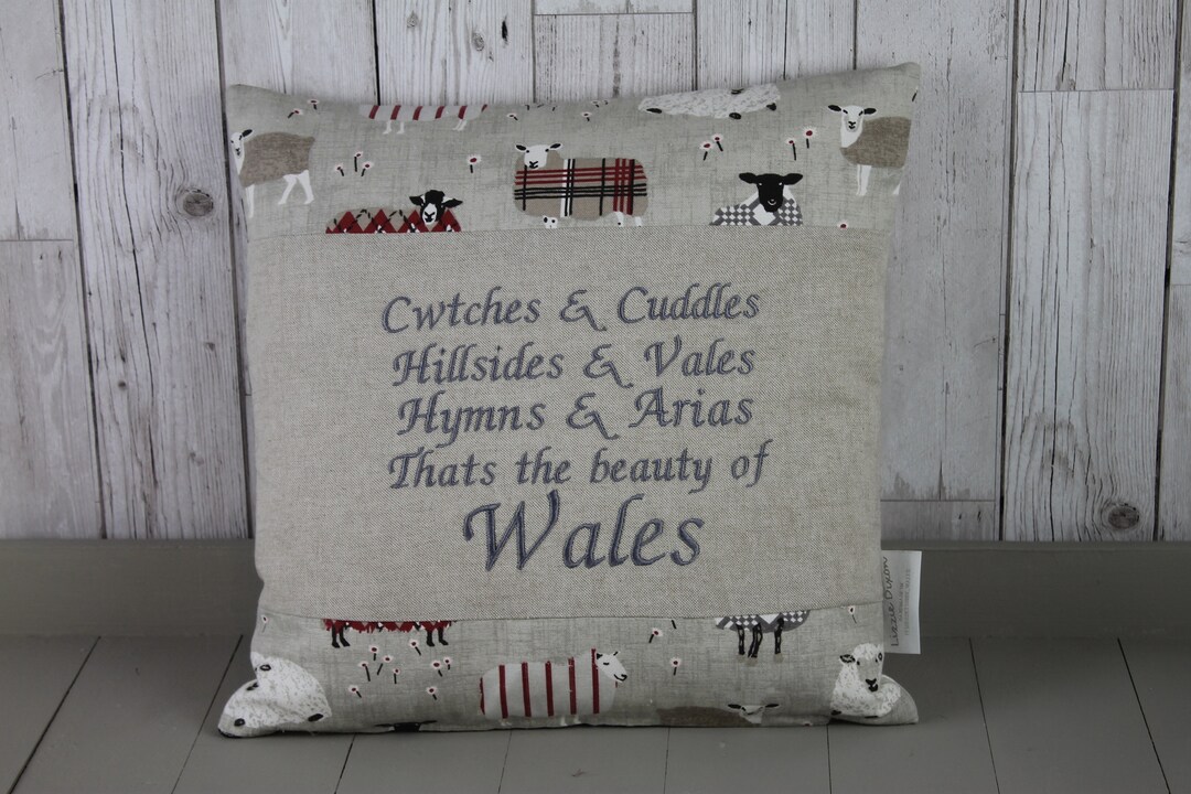 Cwtches & Cuddles, 16 Handmade Cushionwelsh Cushionhandmade Welsh