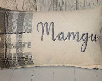 Wool style fabric Mother’s Day Cushion