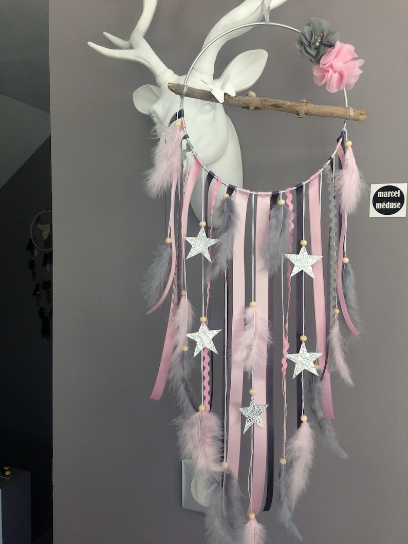 Catch Dreamcatcher dreams in driftwood and stars in grey and Etsy