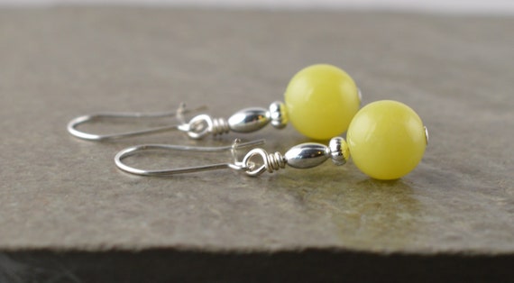Yellow jasper earrings sale