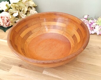 Retro fruit bowl | Etsy Vintage Orange Citrus Making Wooden