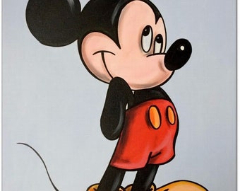 Original acrylic on canvas: Mickey Mouse/ 50 x 70 cm