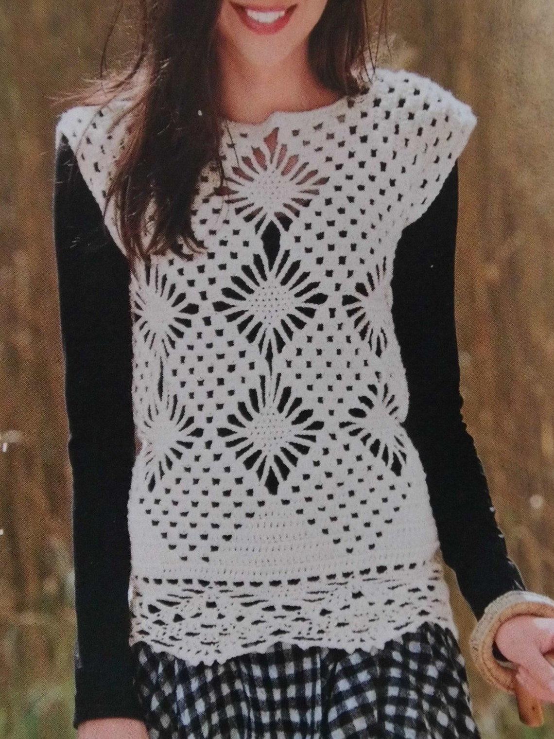 Handmade crochet top vest jumper women crochet clothes MADE TO Etsy