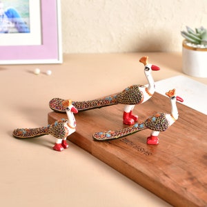 Peacock Figurine, Decorative Indian Peacock Set of 3 Piece, Beautiful Handmade Peacock, Home Décor, Home Gift,Decorative Showpiece Sculpture