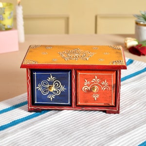 Wedding Favours, Hand-Painted Wooden Drawer Mini Chest