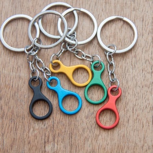 Figure Eight Climbing Keychain, Gift for Climbers