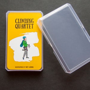 Gioco di carte Climbing Quartet, regalo per scalatori