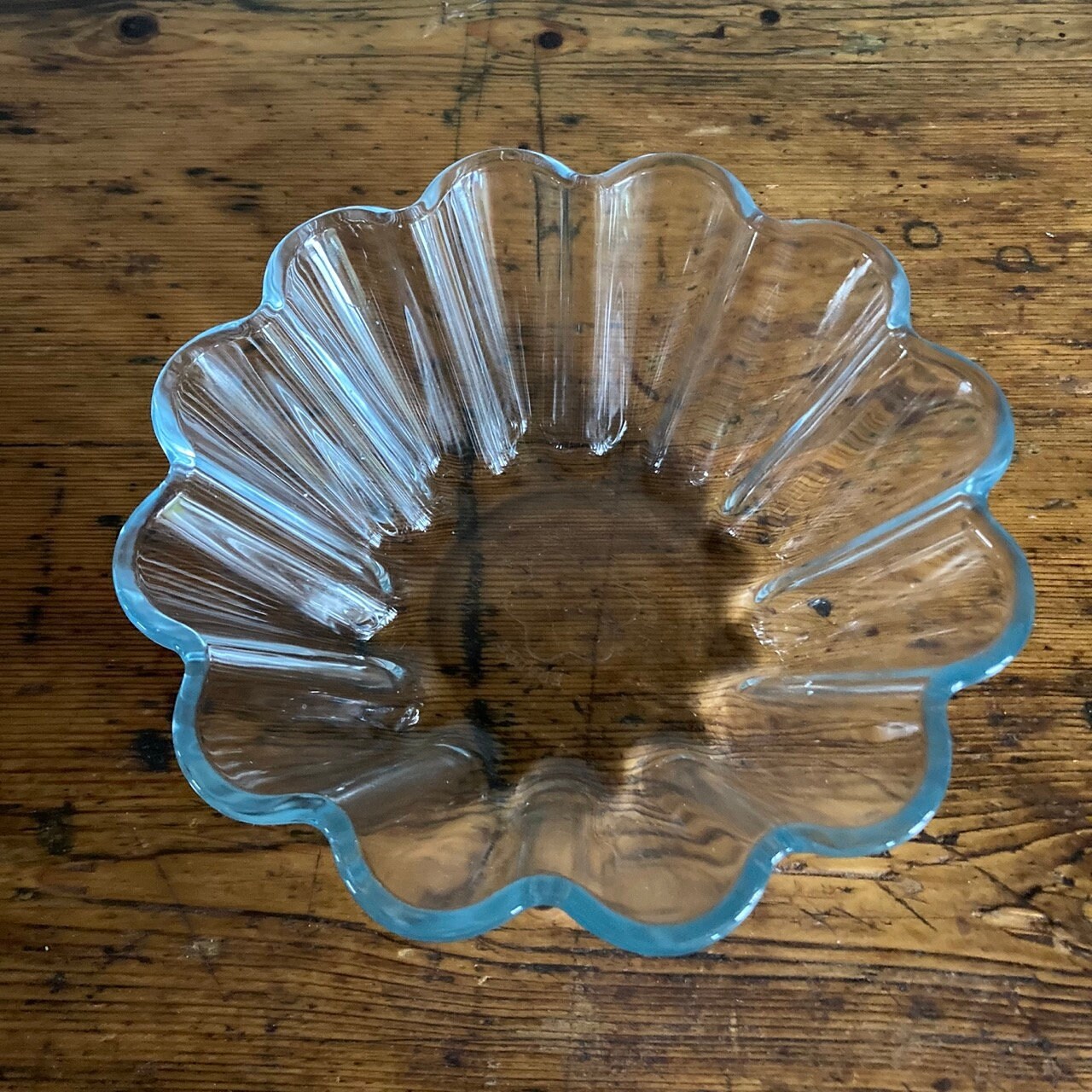 Vintage Pyrex Fluted Glass Bowl Proctor & Gamble France Etsy