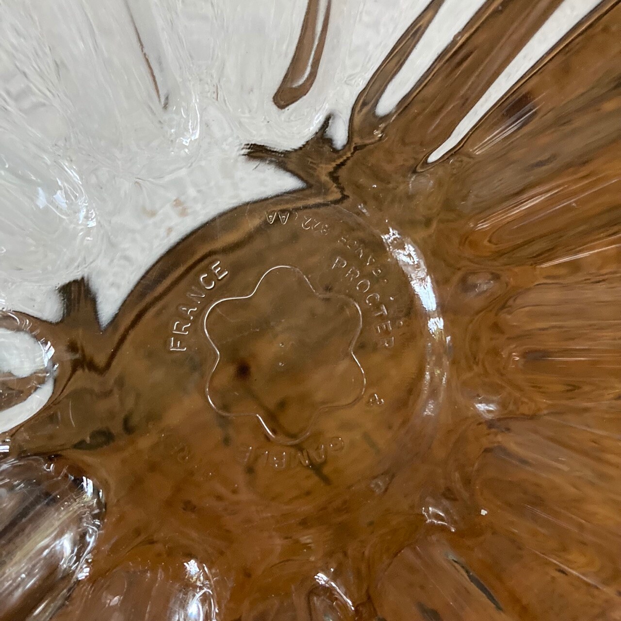 Vintage Pyrex Fluted Glass Bowl Proctor & Gamble France Etsy