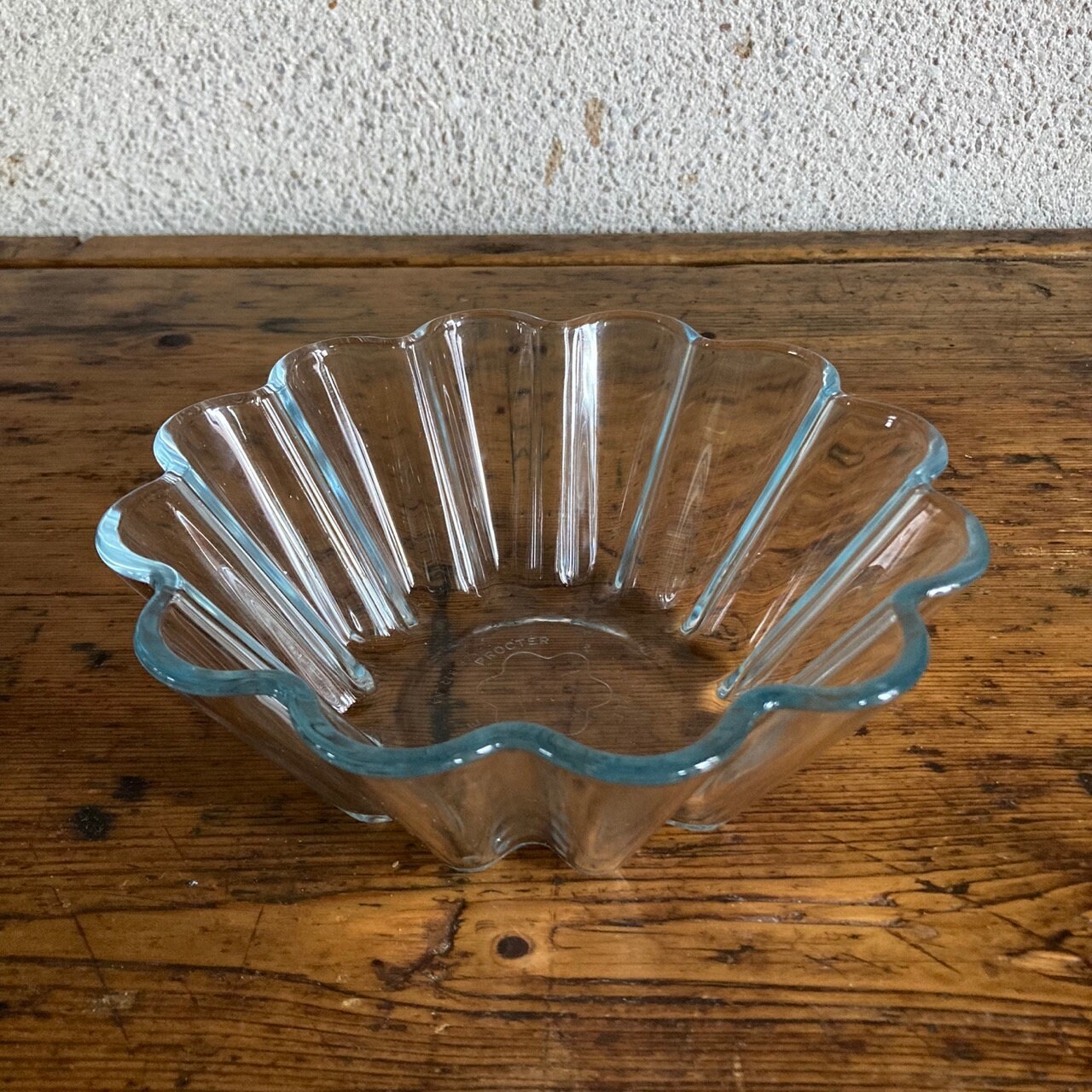 Vintage Pyrex Fluted Glass Bowl Proctor & Gamble France Etsy