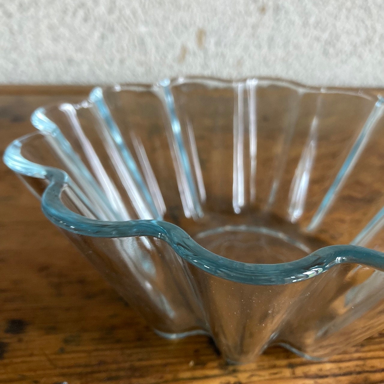 Vintage Pyrex Fluted Glass Bowl Proctor & Gamble France Etsy