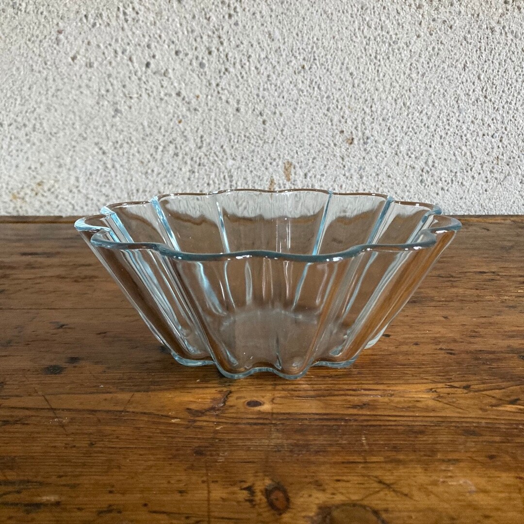 Vintage Pyrex Fluted Glass Bowl Proctor & Gamble France Etsy