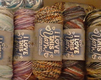 I Love This Yarn - Variegated 5oz - 236yds - Set B - Etsy