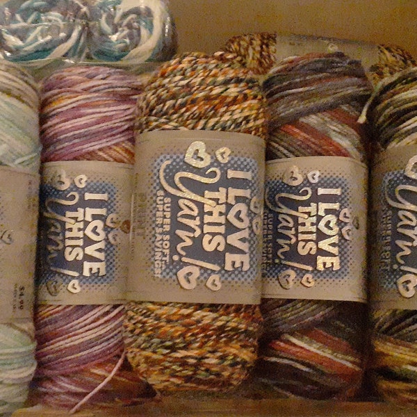 I Love This Yarn - Variegated  5oz - 236yds - Set E