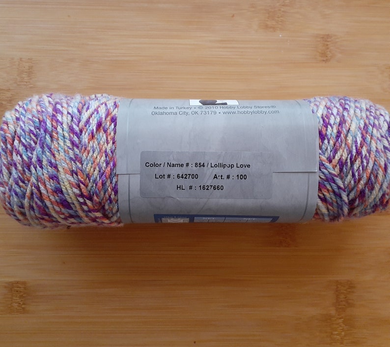 I Love This Yarn Variegated 5oz 236yds Set B Etsy