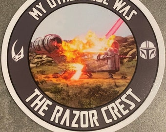 Pegatina de Razor Crest