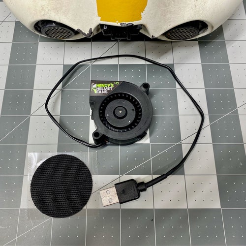 1.5 Cooling Fan Kit for Helmet 9V Battery Powered Etsy