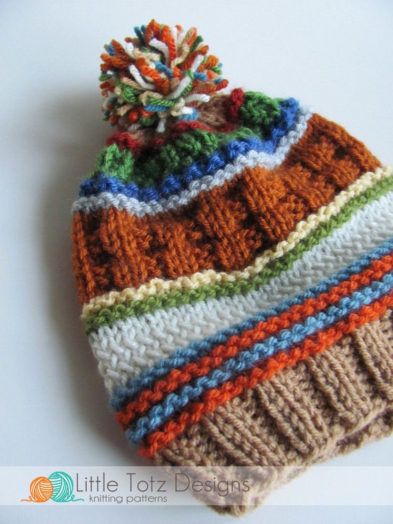 Dock Buster Knit Hat with Pom Dock Buster Knit Hat with Pom