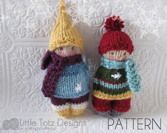 Winter Time Friends - Knitting Pattern - Instant Download - PDF File