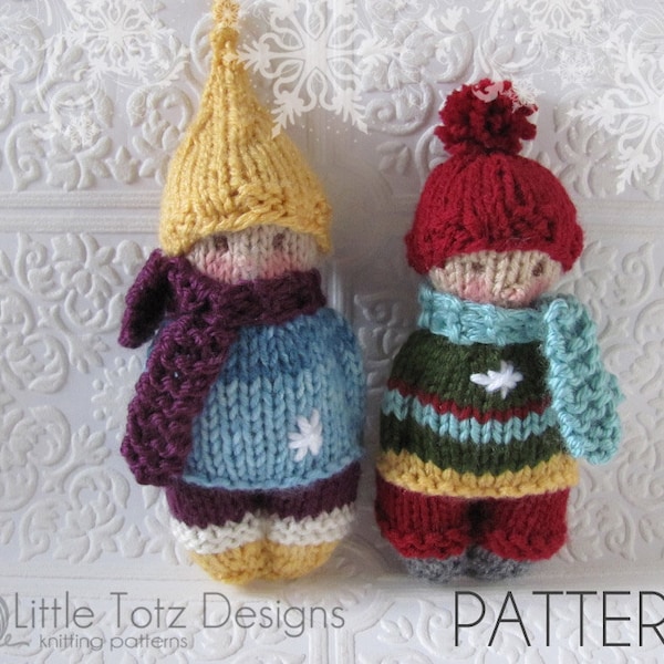 Winter Time Friends - Knitting Pattern - Instant Download - PDF File