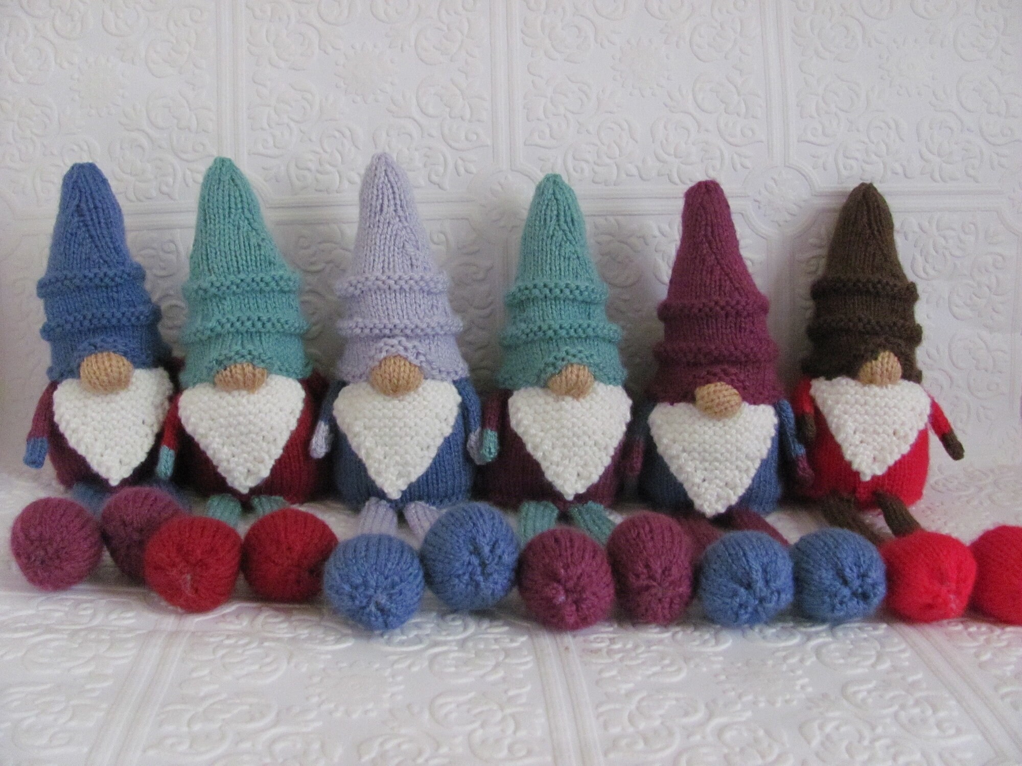 Shelf Sitter Gnome Pattern Soft Knit Toy Tutorial Knitting Etsy
