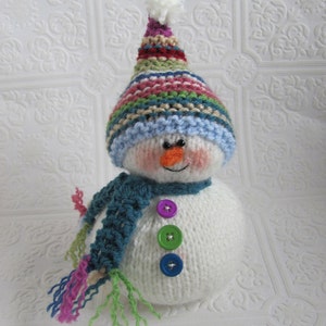 Snowman Knitting Pattern image 2