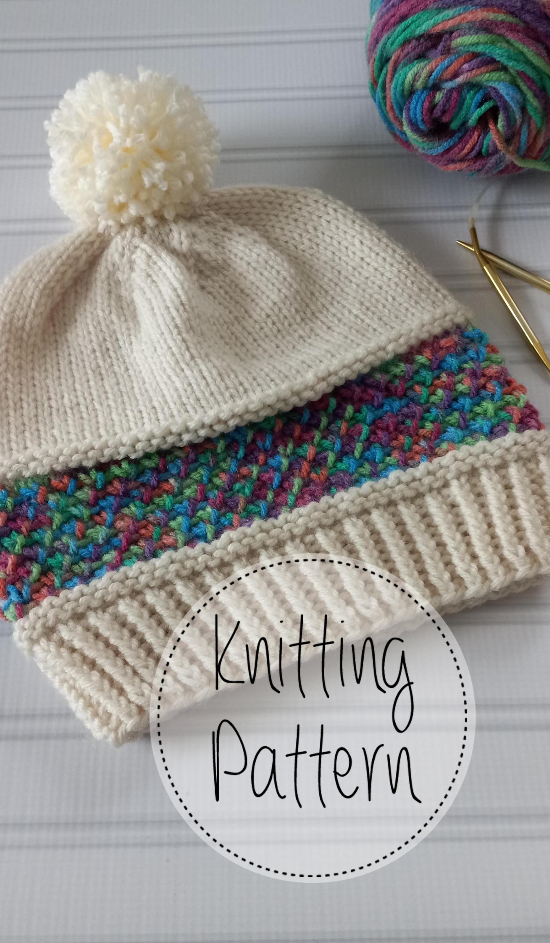 Spiral Knit Hat - Etsy