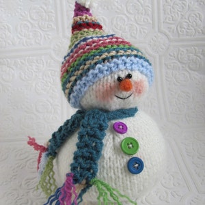 Snowman -  Knitting Pattern