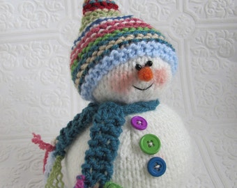 Snowman -  Knitting Pattern