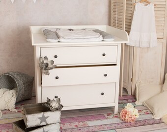 ikea hemnes dresser as changing table