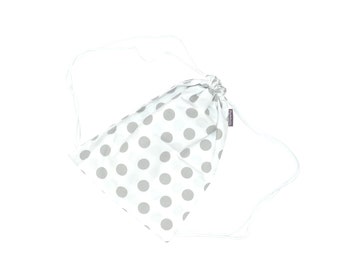 Drawstring Bag for Children "Dots white"