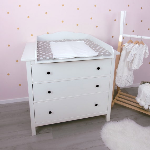 Plan à langer Rond avec bande large pour la commode Hemnes d'IKEA 108 cm -   France