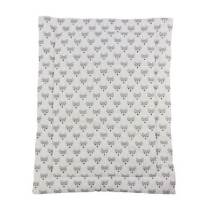 Puckdaddy crawling blanket Foxi 140x100 cm with fox pattern white image 2