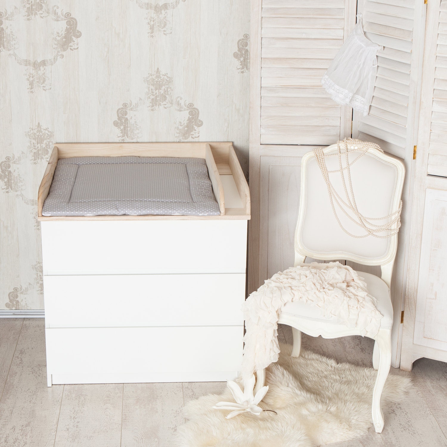 Natural wood Changer Changing table top for IKEA Malm Etsy
