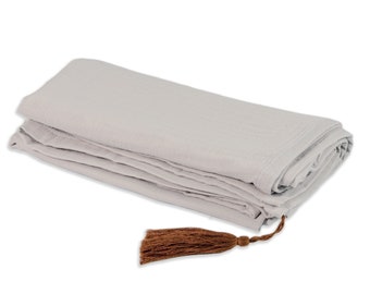 Children's Blanket Emma Muslin - Gray 120 x 120 cm Children's Blanket