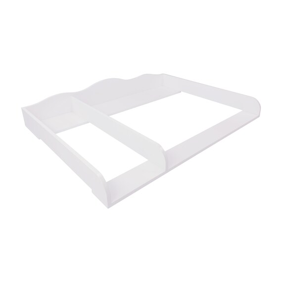Puckdaddy – Cambiador Moritz, Compatible con la Cómoda Malm de IKEA – 80 x  78 x 10 cm de Madera Blanca – Tablero de Calidad con Material de Montaje  para Pared : : Bebé