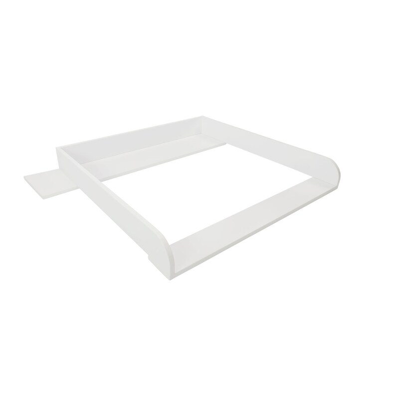 Puckdaddy Changing top Lijan with wide cover, white, für Hemnes image 2