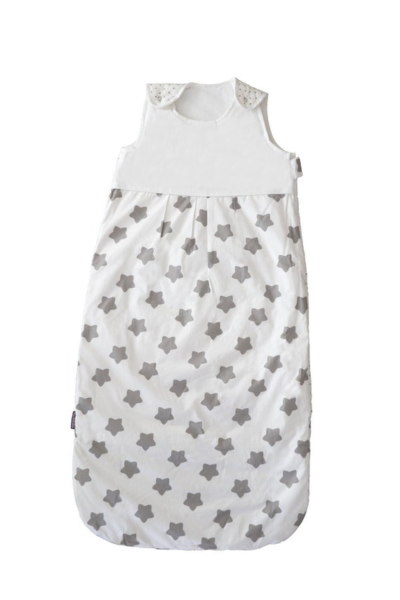 Puckdaddy Baby Sleeping Bag Stars White 100 Cm Etsy