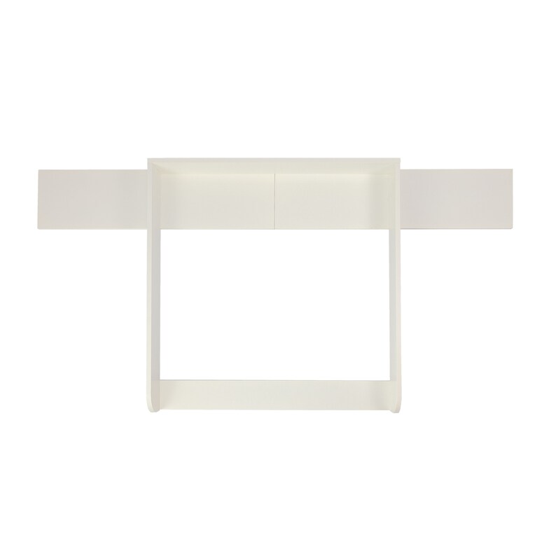 Puckdaddy Plan a langer top Rond avec bande extra large pour la commode Hemnes d'IKEA 160cm en blanc image 3