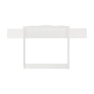 Puckdaddy Emil changing top in white with wide cover for IKEA Hemnes chest of drawers, square-cut, 159,5x78x15cm image 3