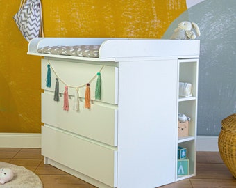 Puckdaddy Moritz Storage Space Shelf for the IKEA Malm Dresser White 75x19x30 Cm - Etsy Puckdaddy Moritz Storage Space Shelf for the IKEA Malm Dresser White 75x19x30 Cm - Etsy