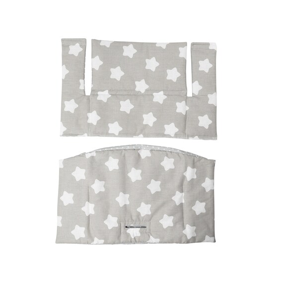 Puckdaddy Highchair Cushion Stars Grey For Stokke Etsy