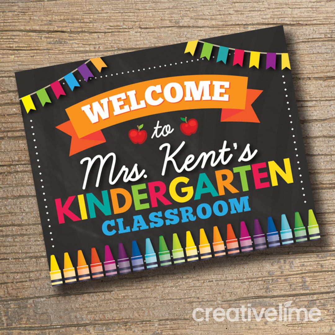 DIGITAL FILE - Classroom Welcome Sign - Classroom Sign - Classroom ...
