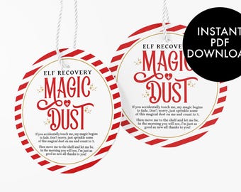 Elf Magic Dust Tag: Christmas Elf Recovery (Digital Download)