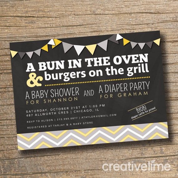 co ed baby shower invites
