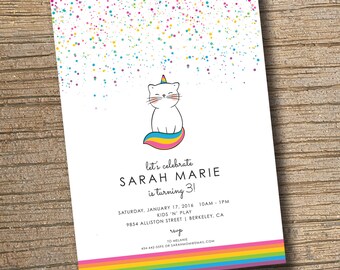 Cat Birthday Party - Etsy