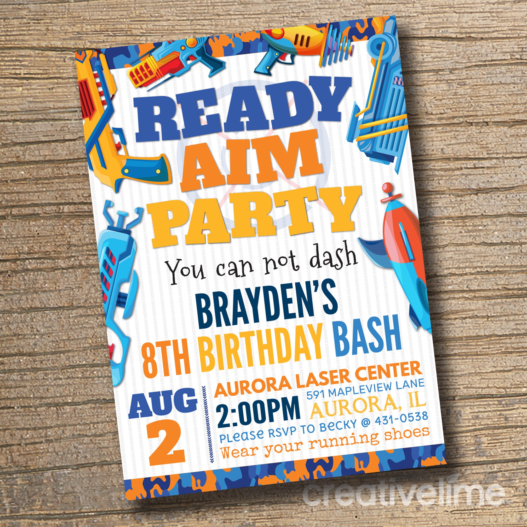 printable-dart-gun-birthday-invitation-dart-gun-invitation-etsy-canada